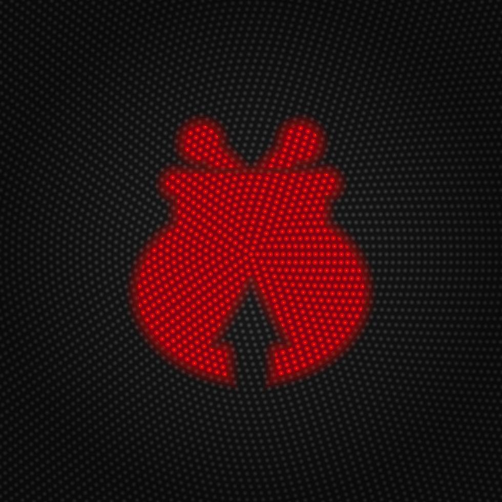 Coming, money, wallet vector Light red color retro style vector icon on white background