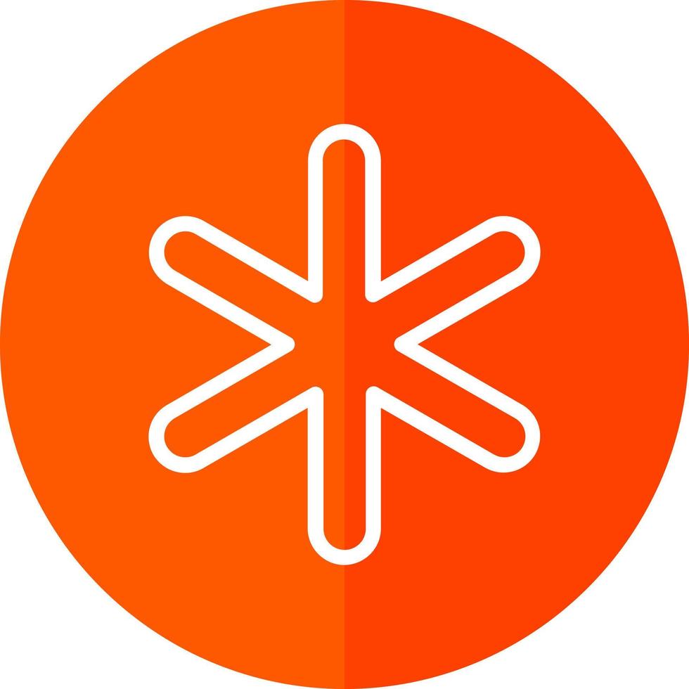 Asterisk Vector Icon Design