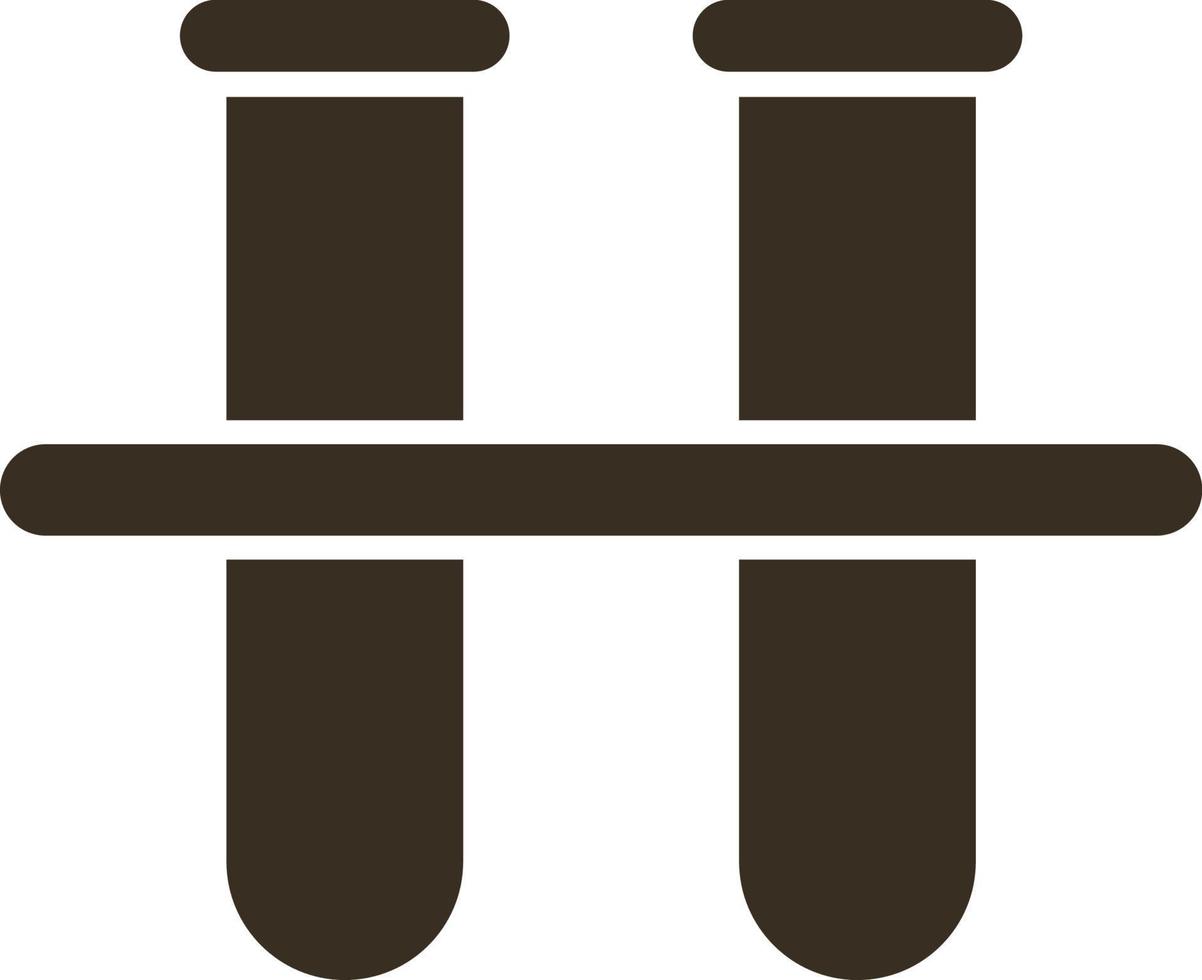 Lab glassware icon - Vector. Simple element illustration from UI concept. Lab glassware icon - Vector. Infographic concept vector illustration. on white background