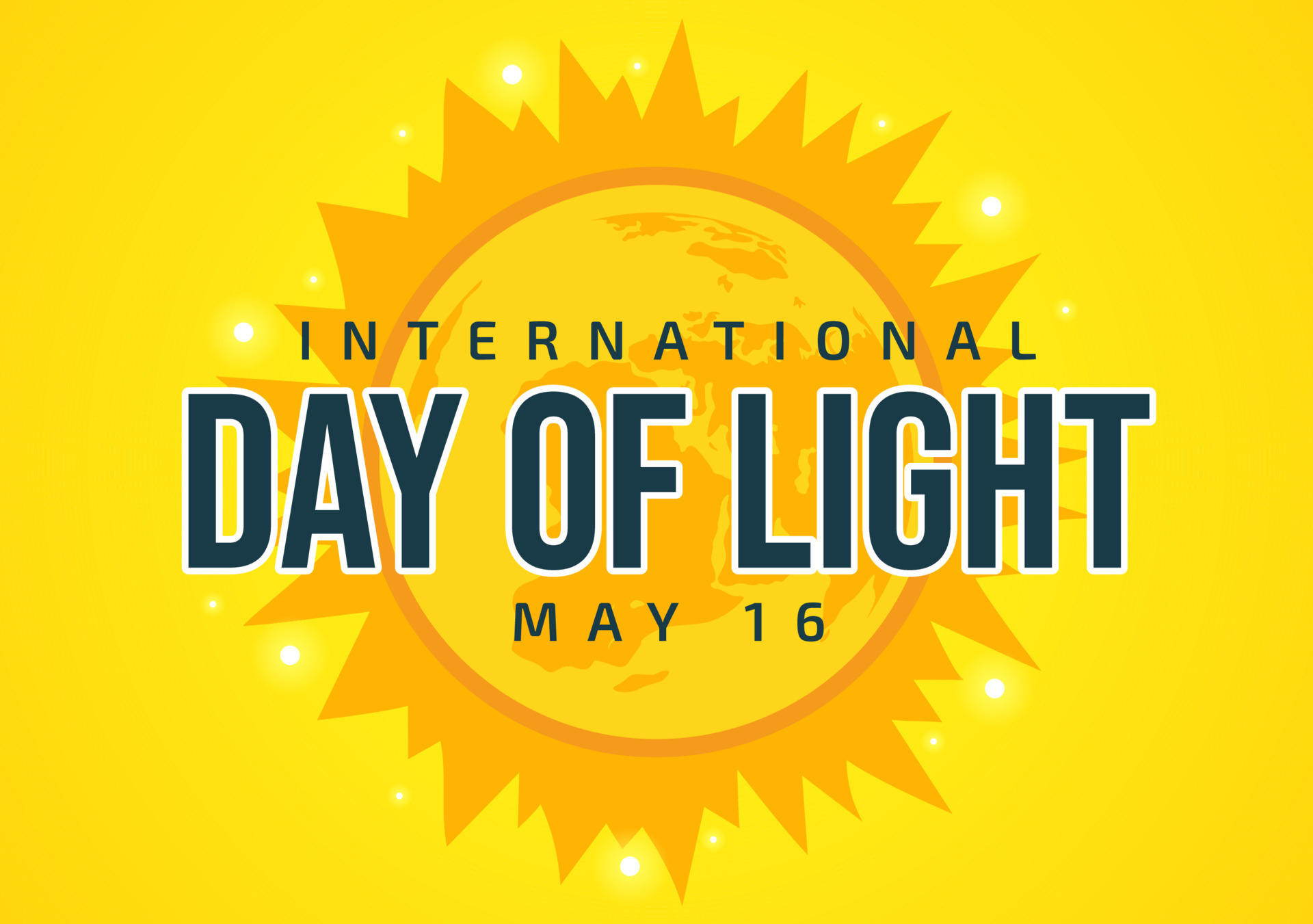 International Day of Light on May 16 Illustration to the Importance Use