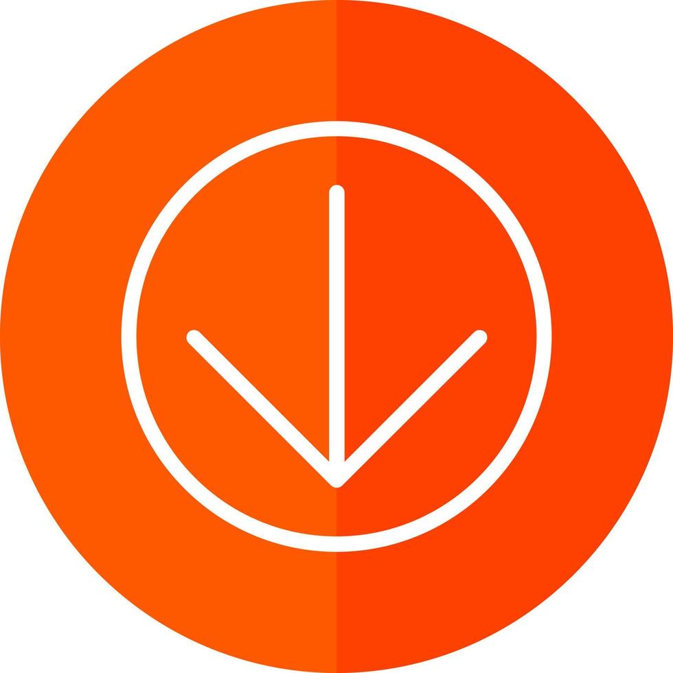 Arrow Circle Down Vector Icon Design