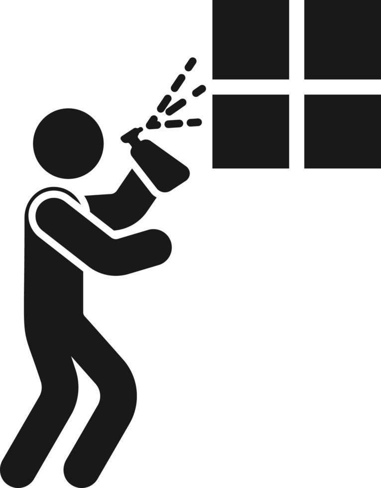 ventana limpiador icono. de moda plano vector ventana limpiador icono en transparente antecedentes desde limpieza recopilación. alto calidad lleno ventana limpiador.