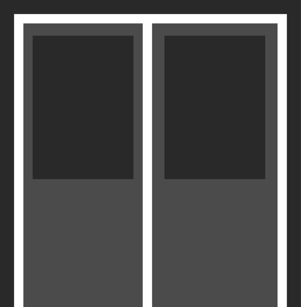 Door, icon in trendy flat style isolated on white background. Door symbol for your web site design, logo, app, UI. Vector illustration, EPS10. - Vector on white background