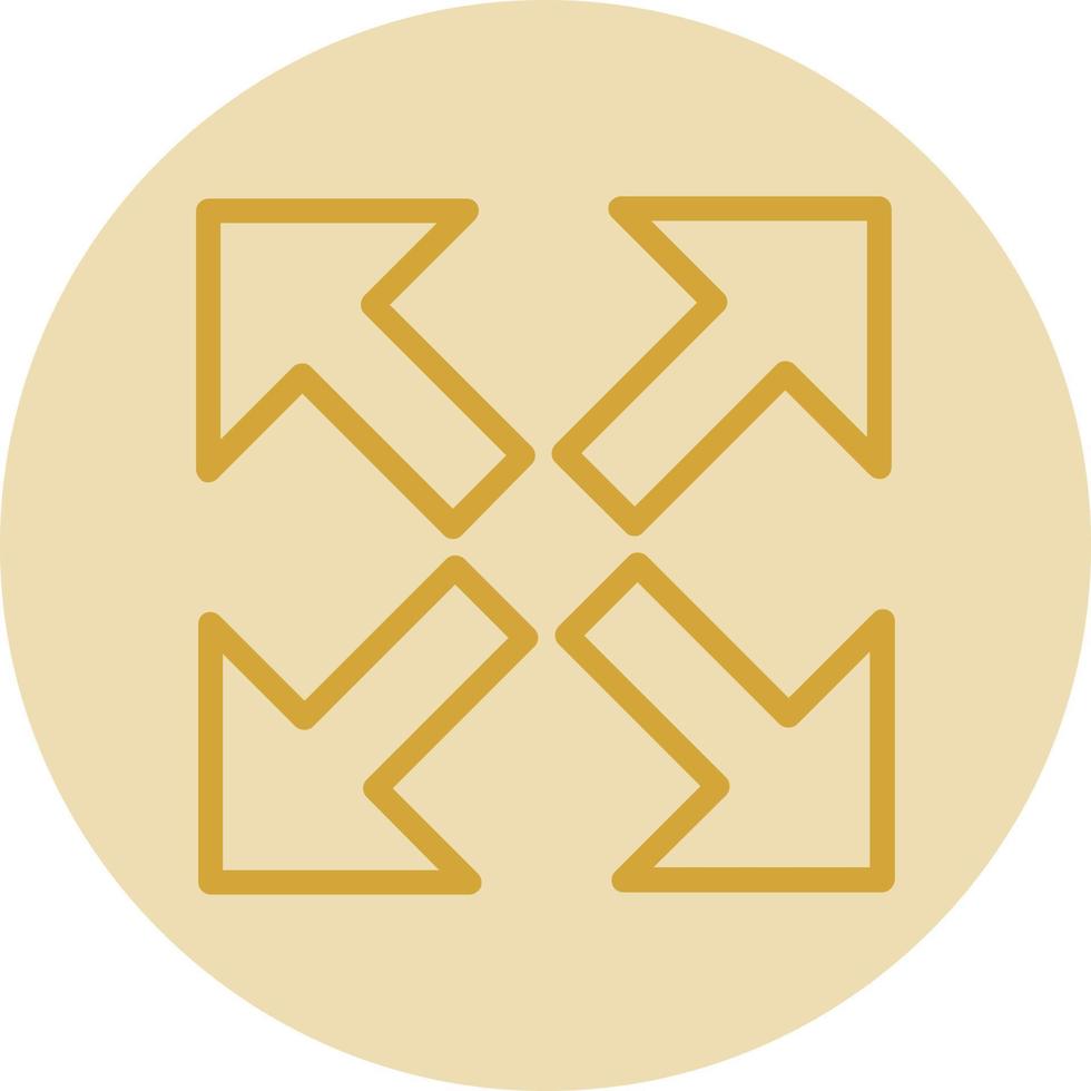Expand Arrows Alt Vector Icon Design