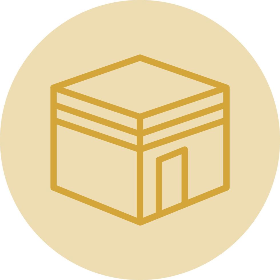 Kaaba Vector Icon Design