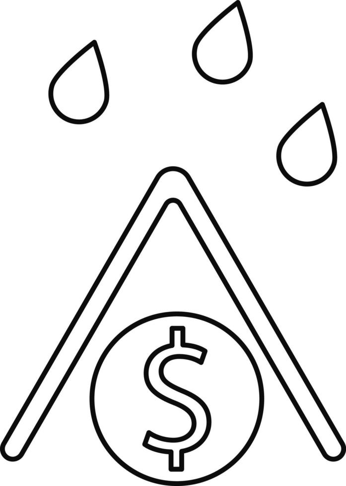 Line vector icon climate, meteorology. Outline vector icon on white background