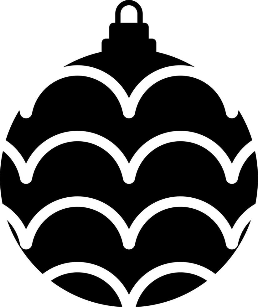 christmas ball icon, flat design best vector icon. Vector icon