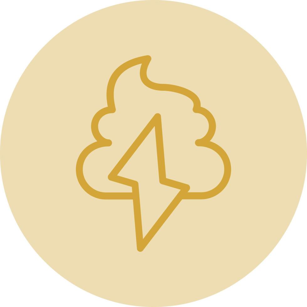 Poo Storm Vector Icon Design