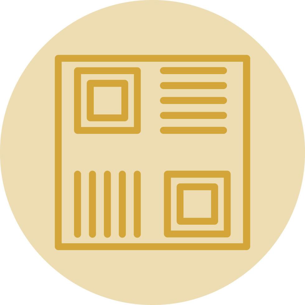 diseño de icono de vector de código qr