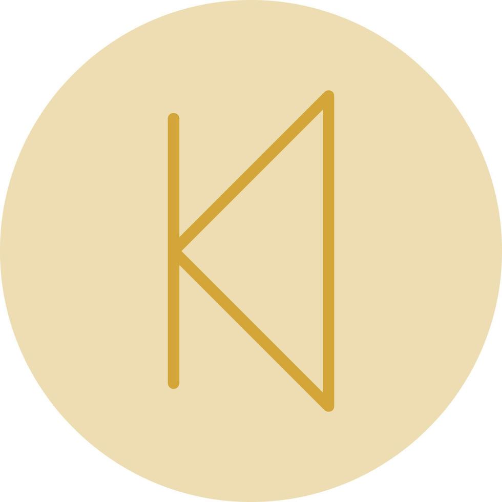 Skip Vector Icon Design
