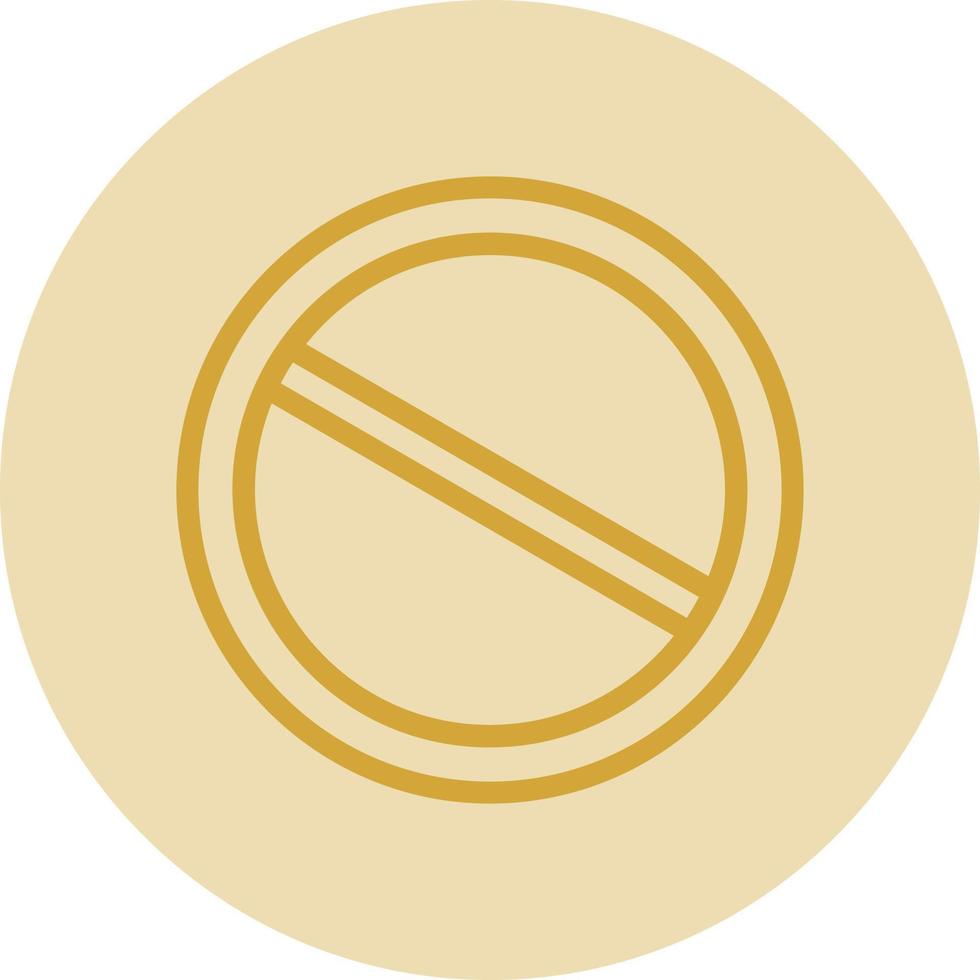 Slash Vector Icon Design