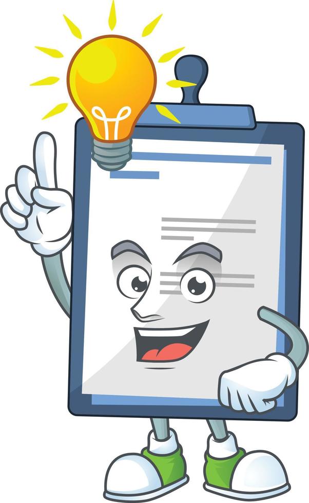 Medical note Cartoon character vector