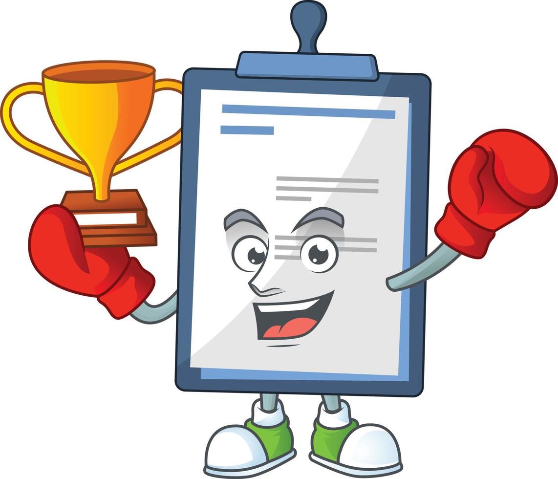 Medical note Cartoon character vector