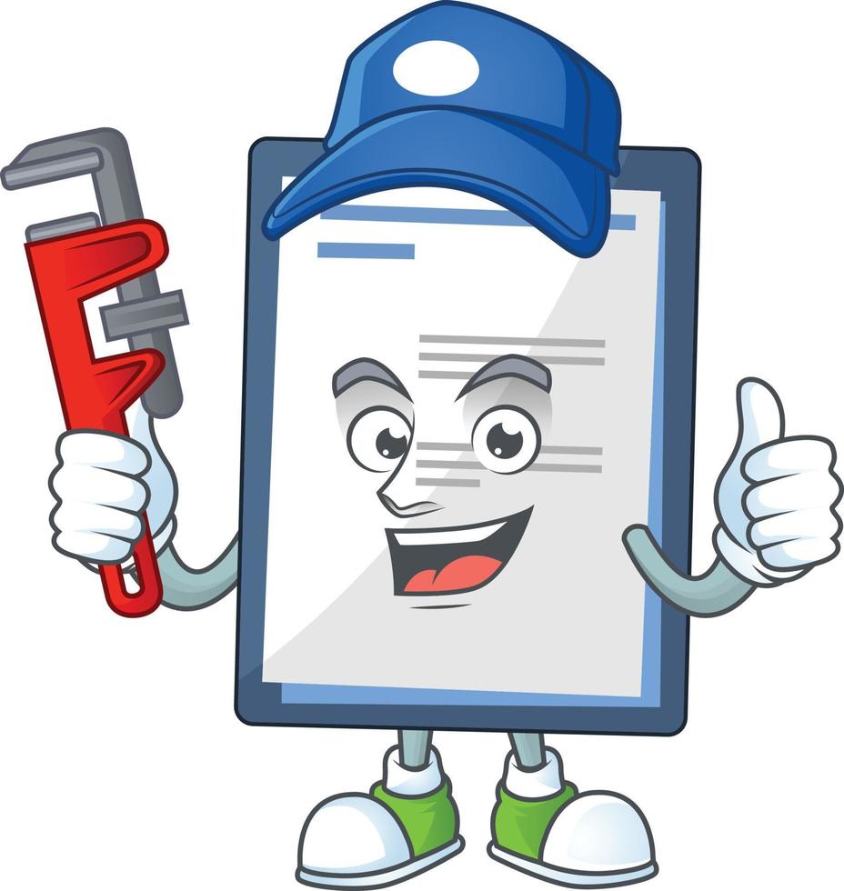 Medical note Cartoon character vector