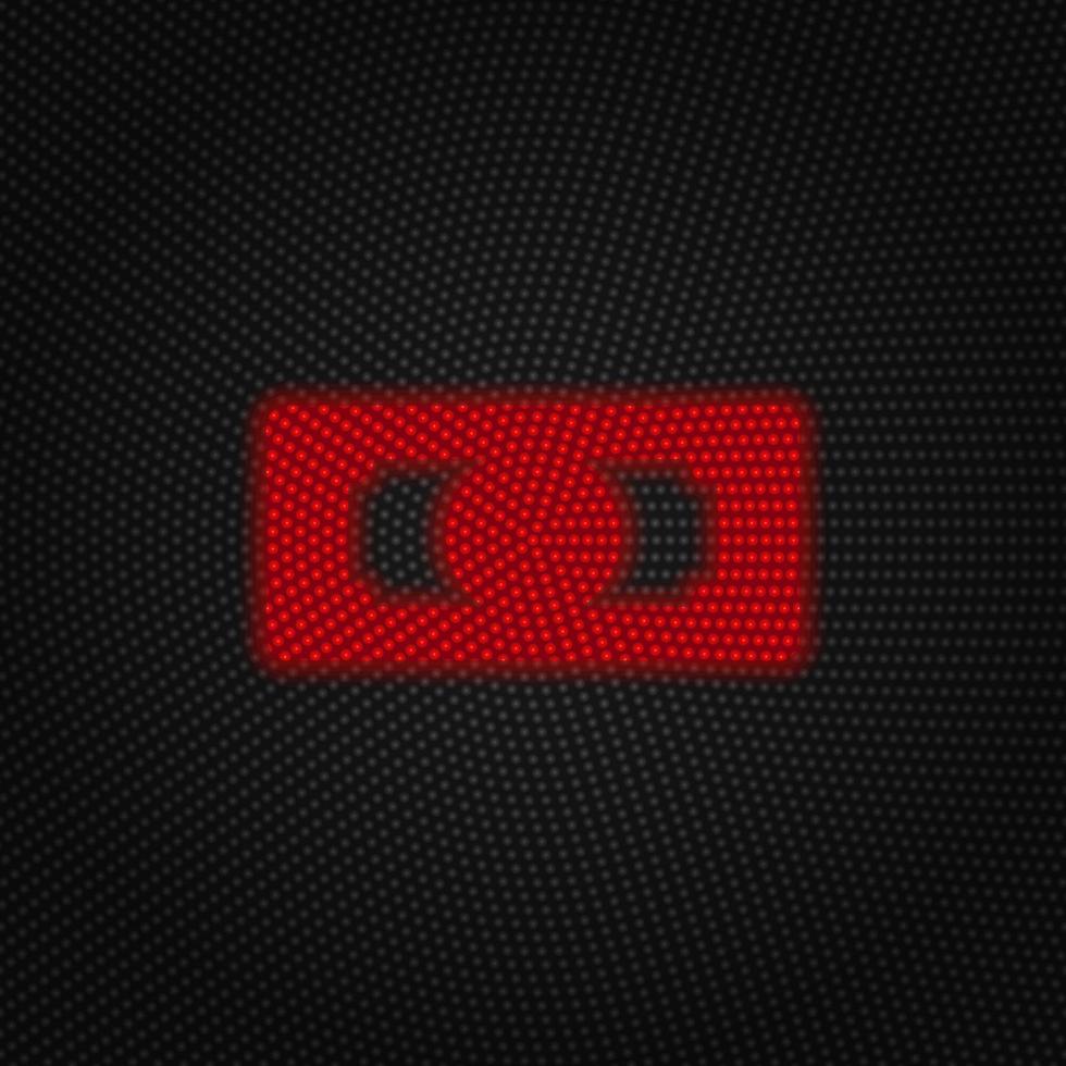 Money, dollar vector Light red color retro style vector icon on white background