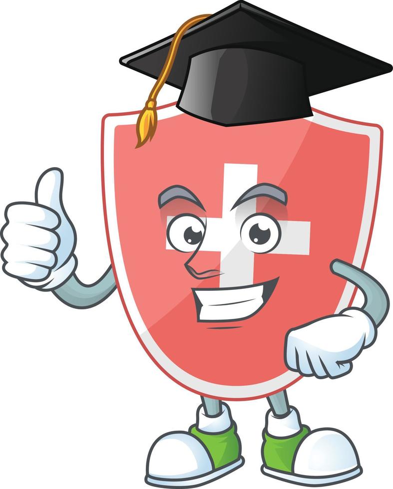 Medical shield Cartoon character vector