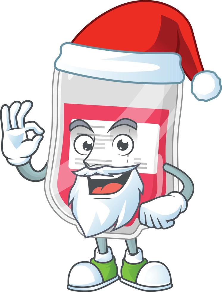 Bag of blood Cartoon character vector