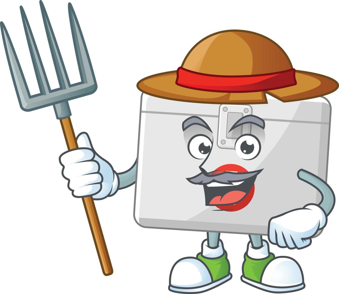 First aid kit Cartoon character vector