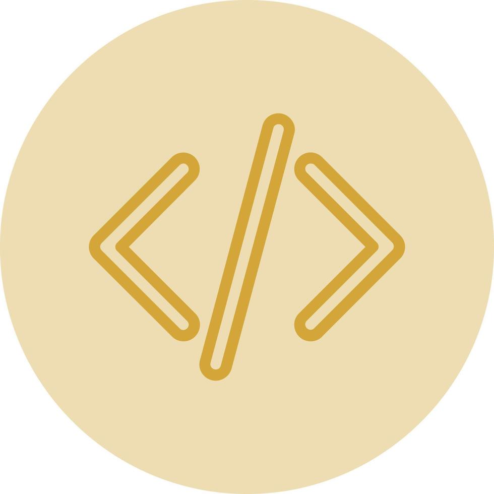 Code Vector Icon Design