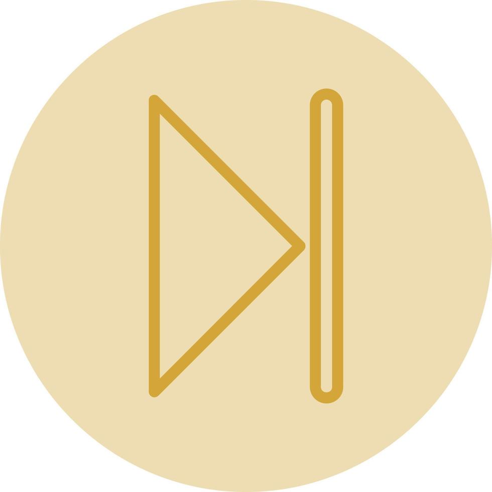 Skip Vector Icon Design