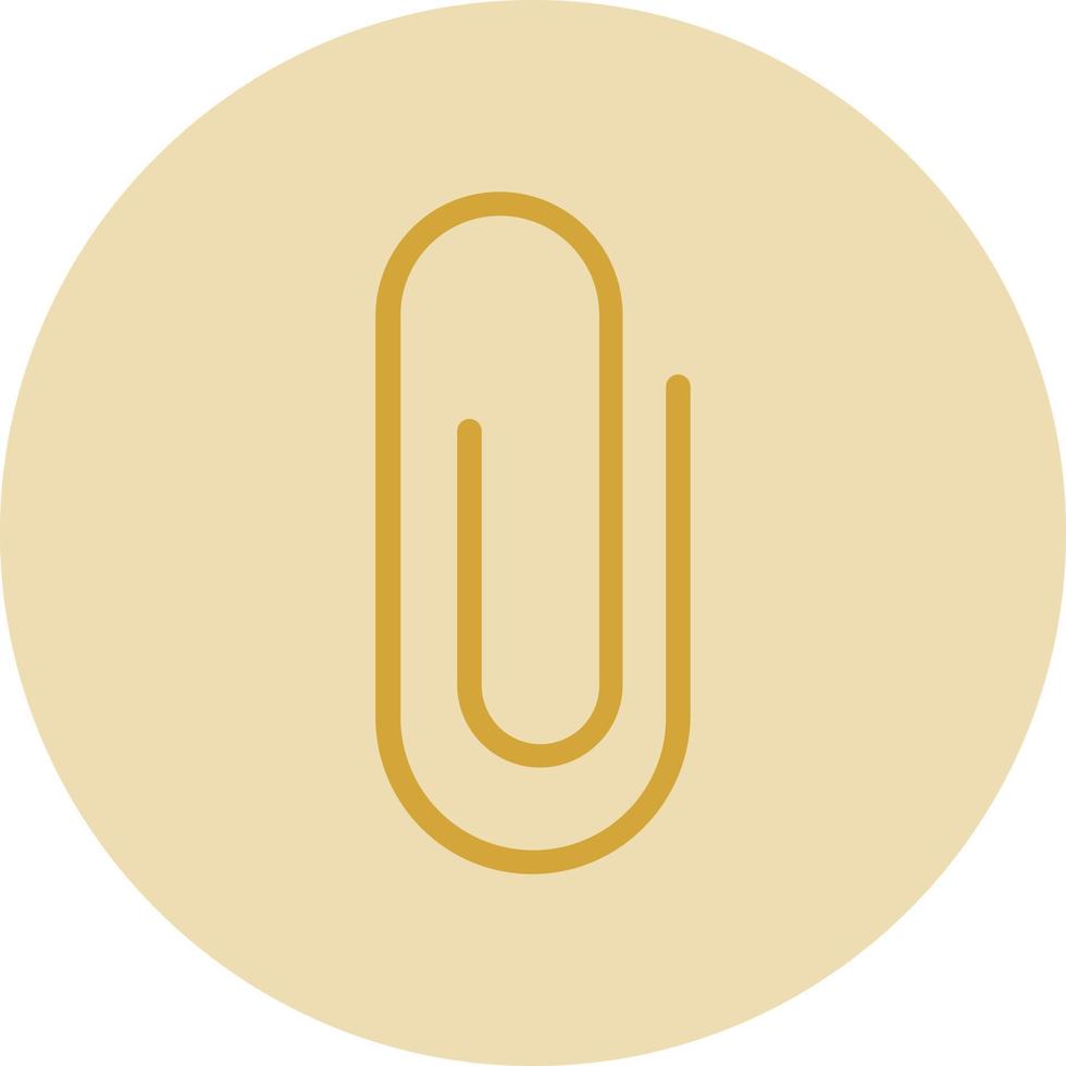 Paperclip Vector Icon Design