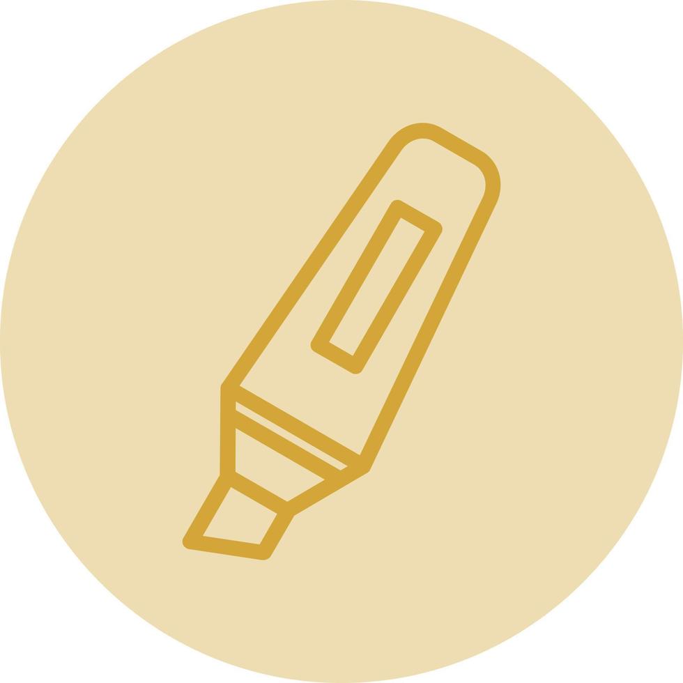 Highlighter Vector Icon DesignHiking Vector Icon Design