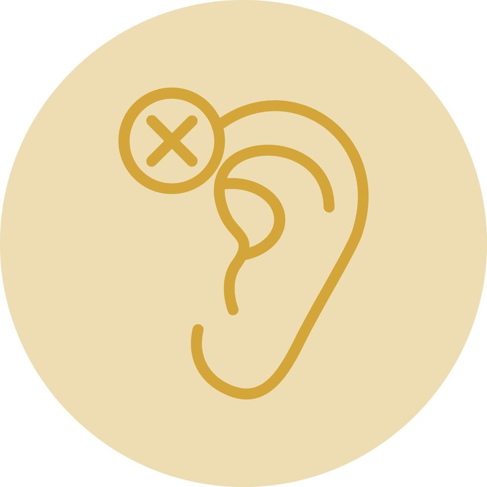 Deaf Vector Icon Design