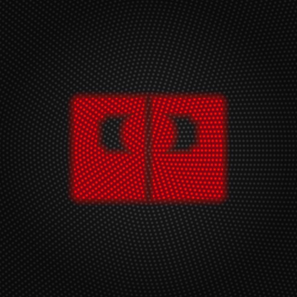 Cash, money, pack vector Light red color retro style vector icon on white background