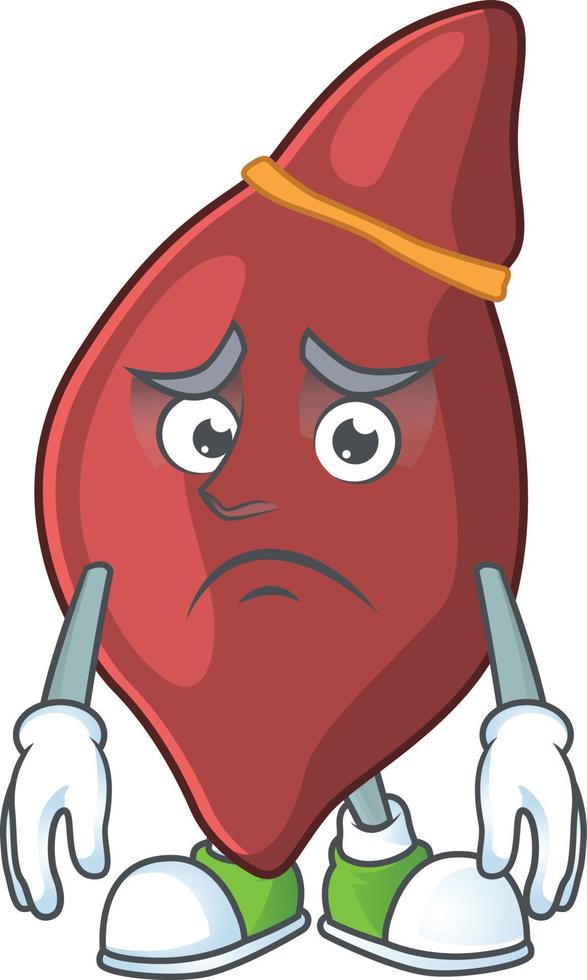Liver Cartoon character vector