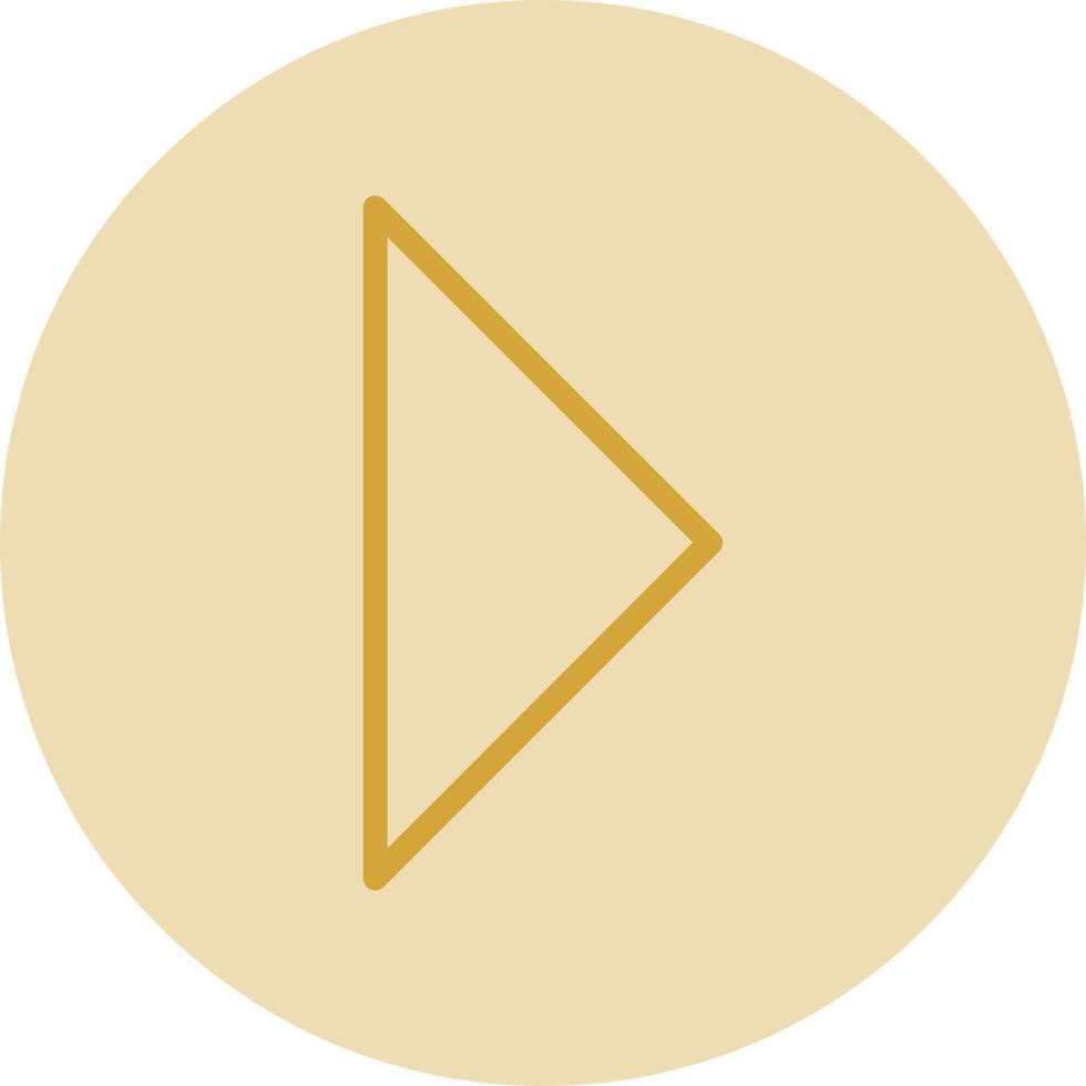 Caret Right Vector Icon Design