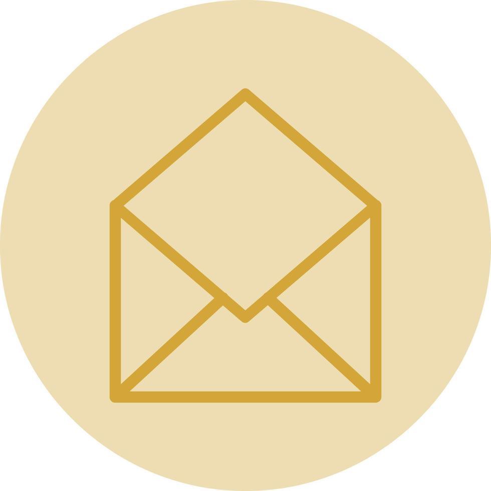 Envelope Open Vector Icon Design