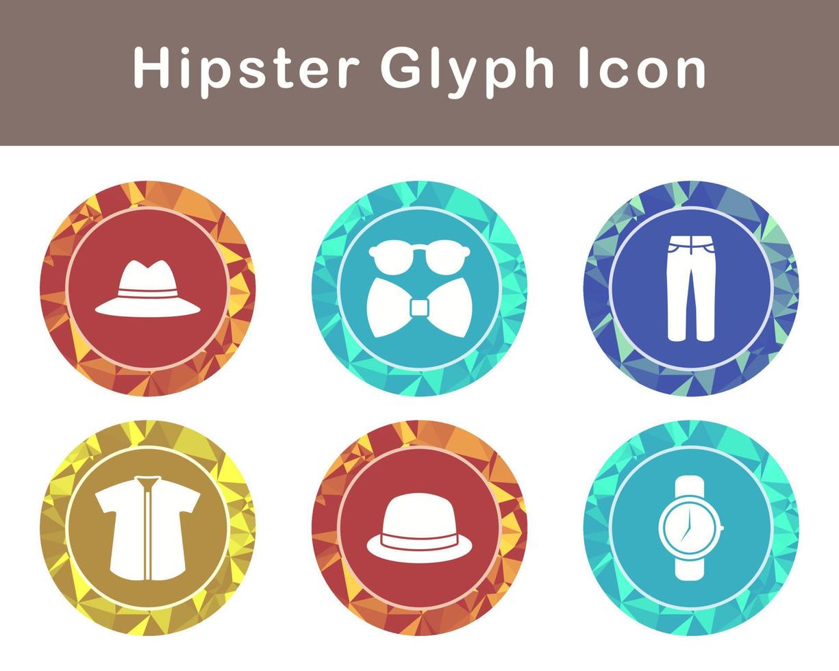 Hipster Vector Icon Set