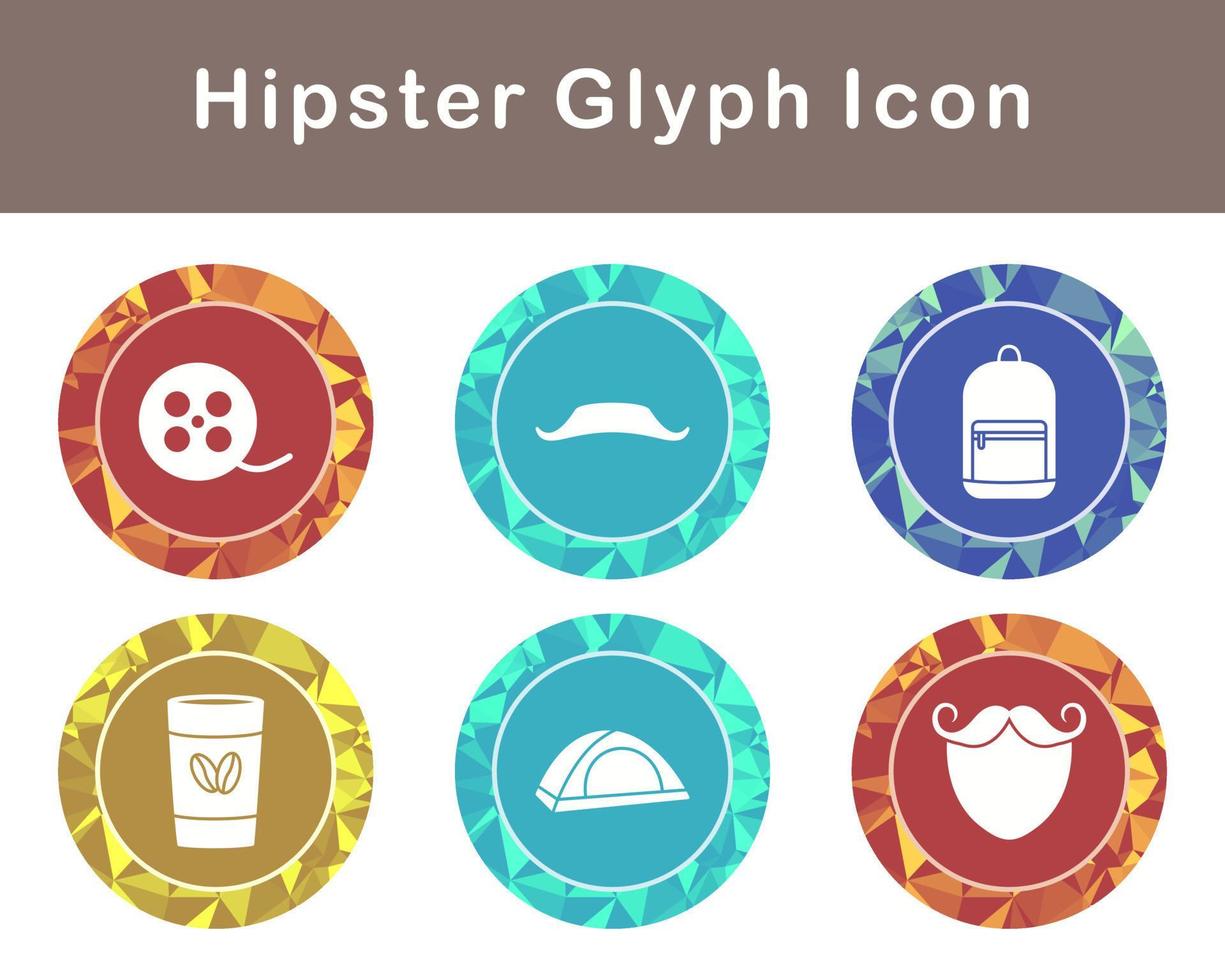 Hipster Vector Icon Set