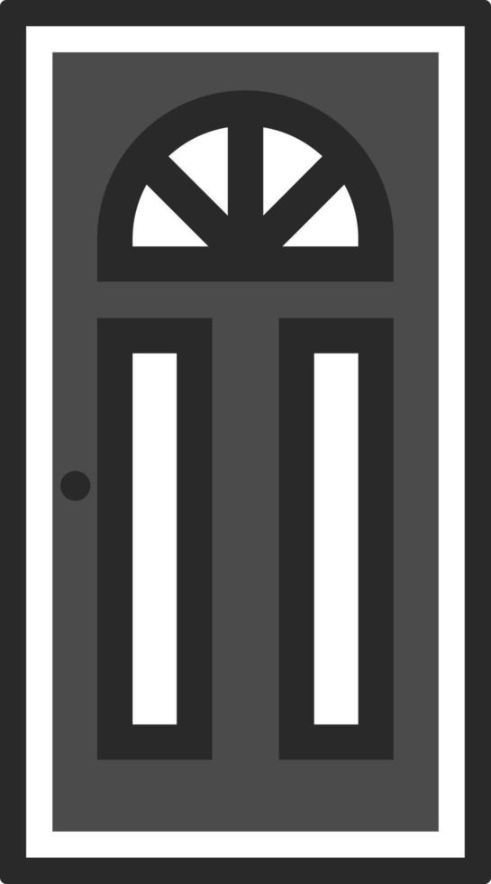 Door, icon in trendy flat style isolated on white background. Door symbol for your web site design, logo, app, UI. Vector illustration, EPS10. - Vector on white background
