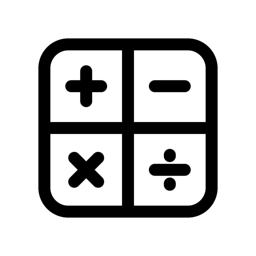 matemáticas icono para tu sitio web diseño, logo, aplicación, ui vector