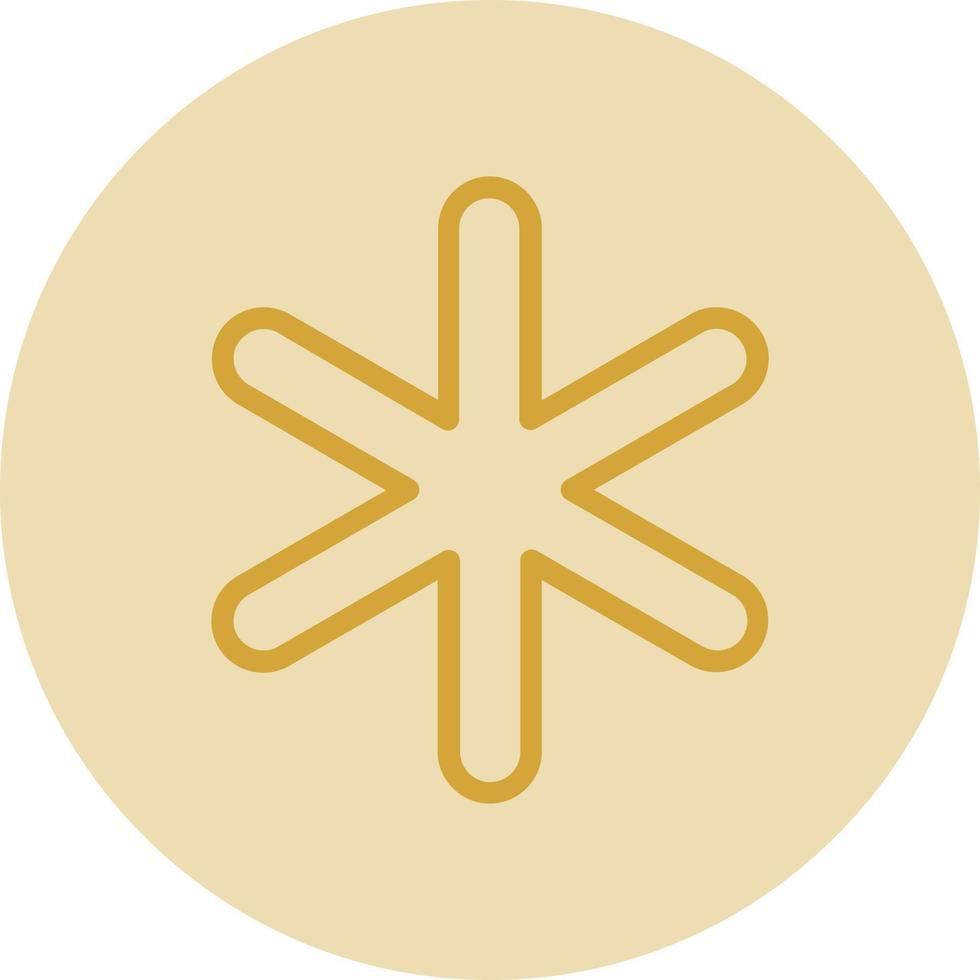 Asterisk Vector Icon Design