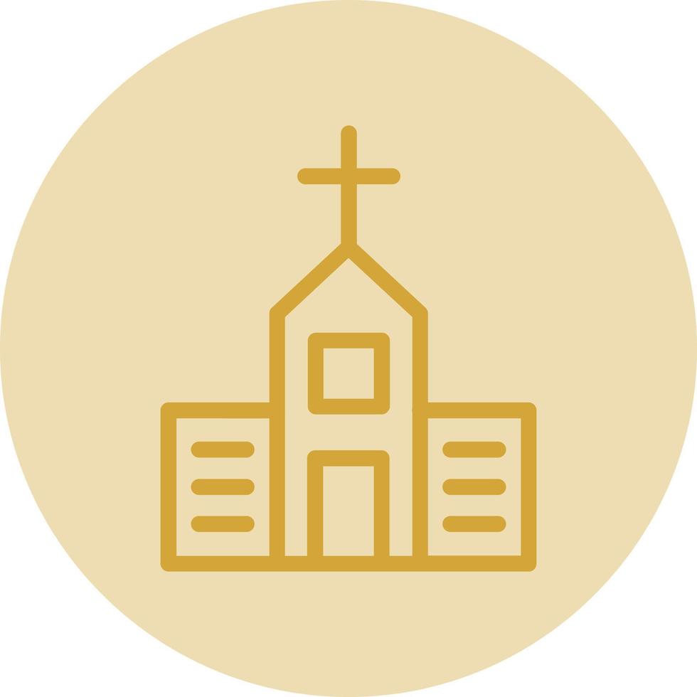 Church Vector Icon Design