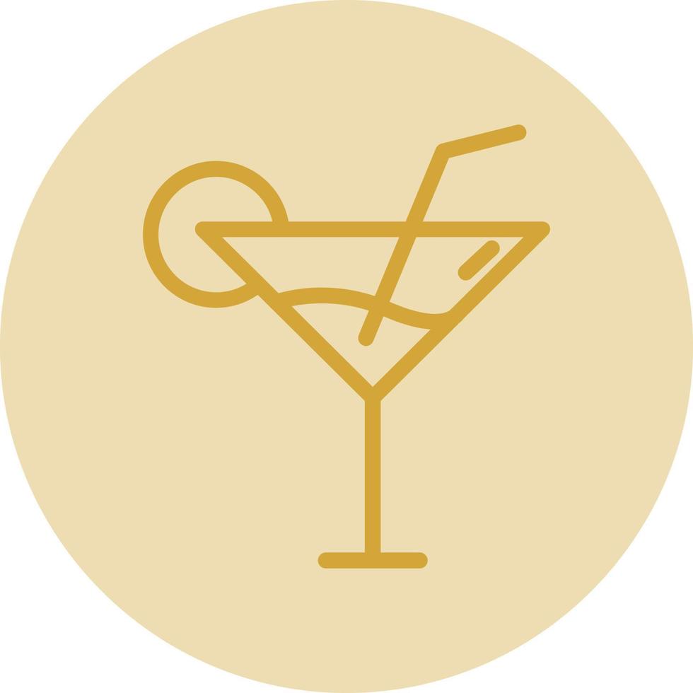 Cocktail Vector Icon Design