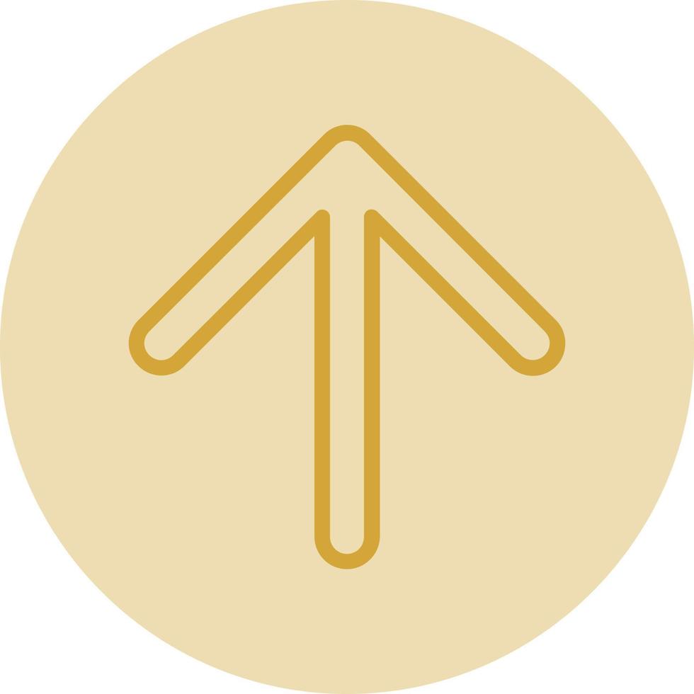 Arrow Up Vector Icon Design