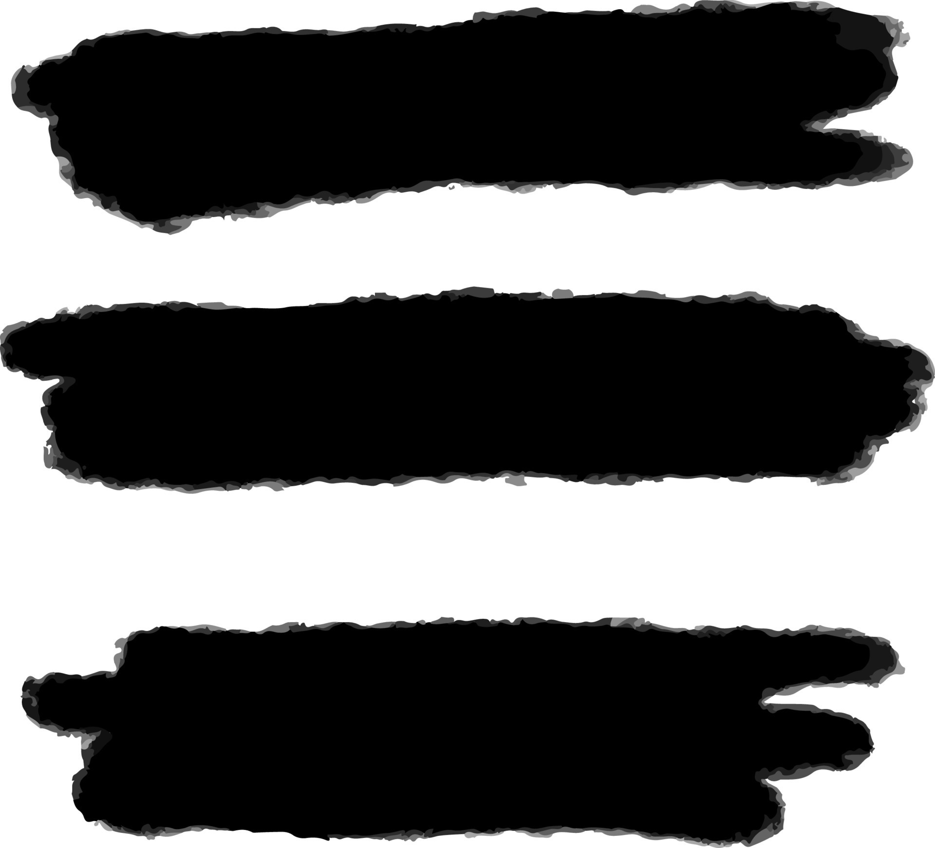 Vector black background for text paint, ink brush stroke, brush, line