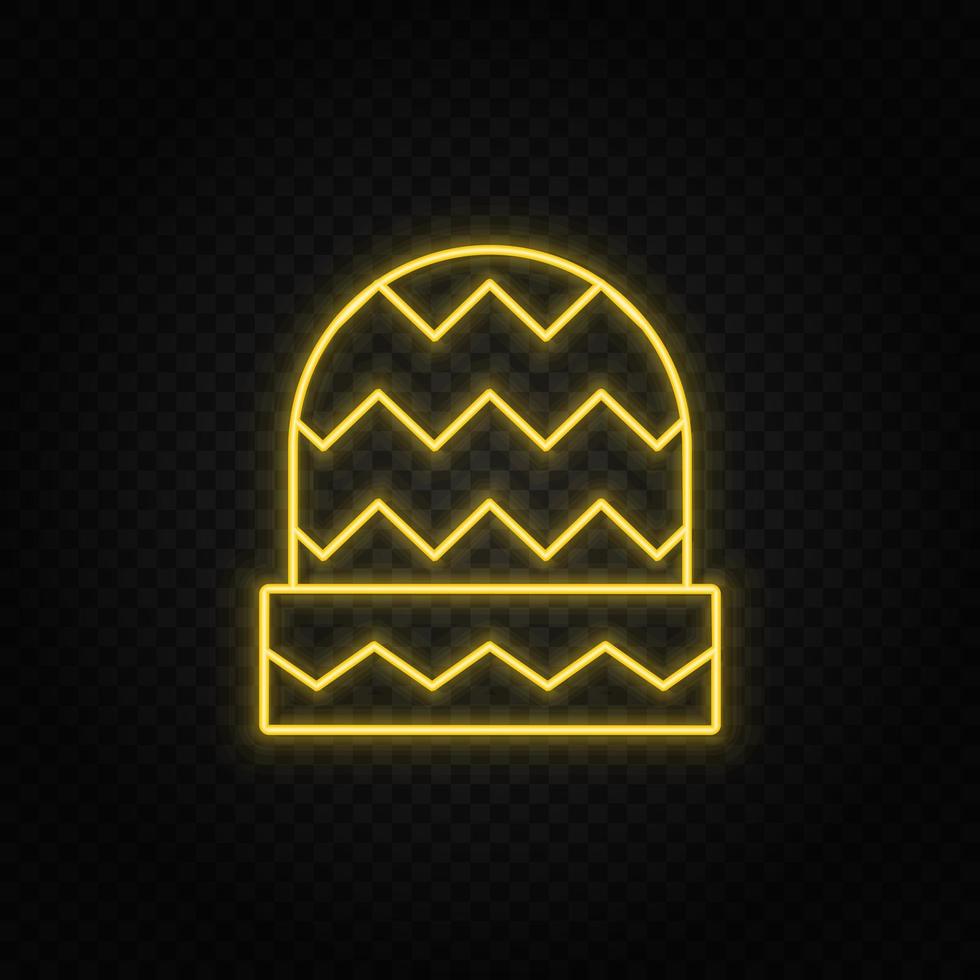 Connected gears and vector icons for logistic, service, shipping, distribution, transport, market, communicate concepts. Cap, hat gear blue icon set on dark background