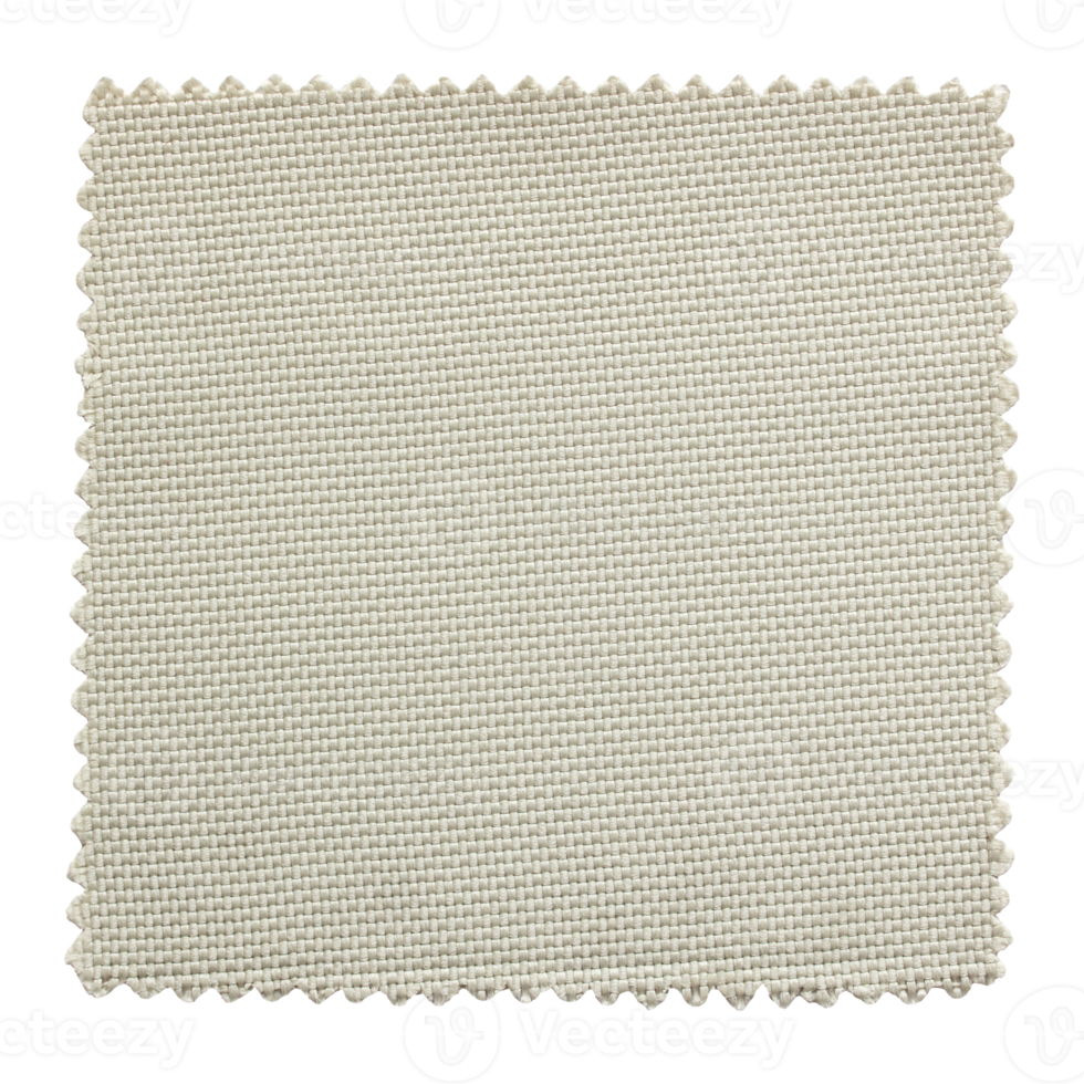 beige fabric swatch samples isolated with clipping path for mockup png