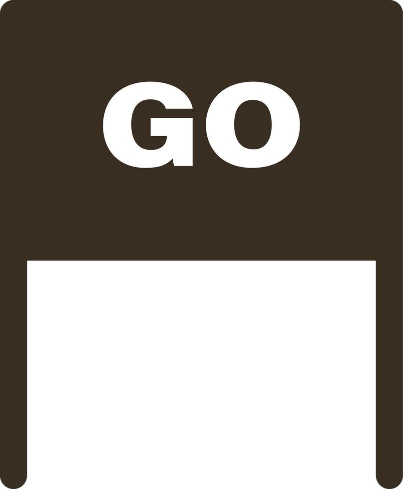Flag, go, launch vector icon. Simple element illustration from UI concept. Flag, go, launch vector icon. Finance concept vector illustration. on white background