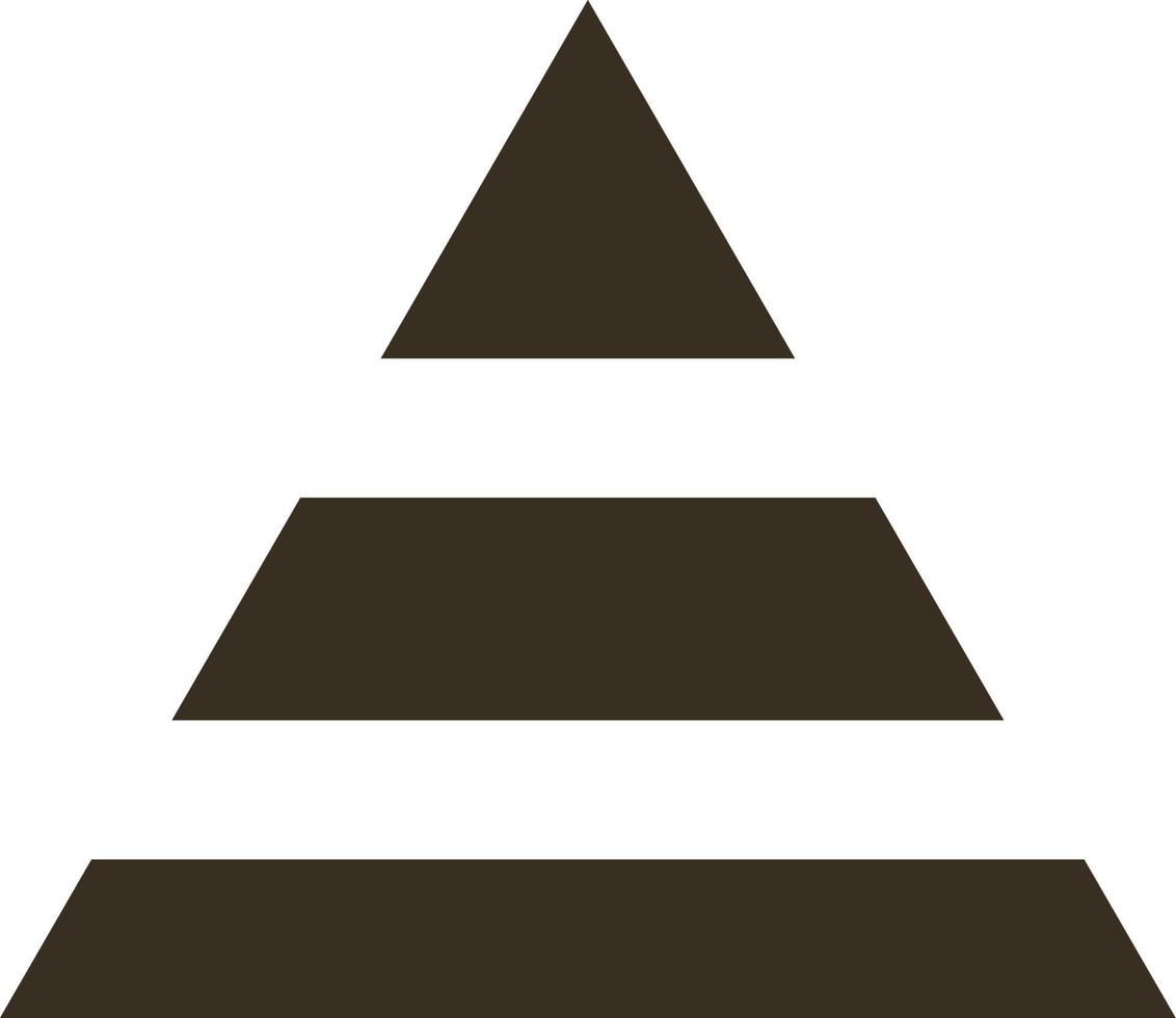 Career, finance, pyramid vector icon. Simple element illustration from UI concept. Career, finance, pyramid vector icon. Finance concept vector illustration. on white background