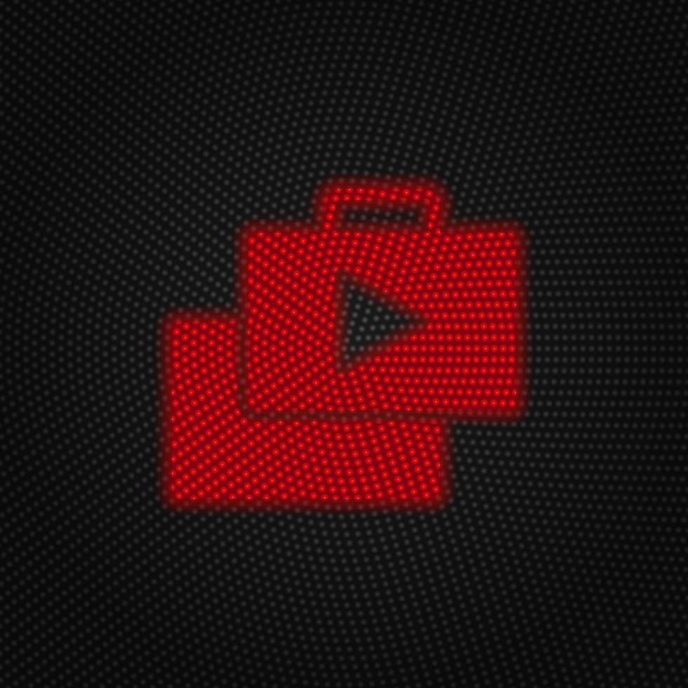 Bag, market, shop vector Light red color retro style vector icon on white background
