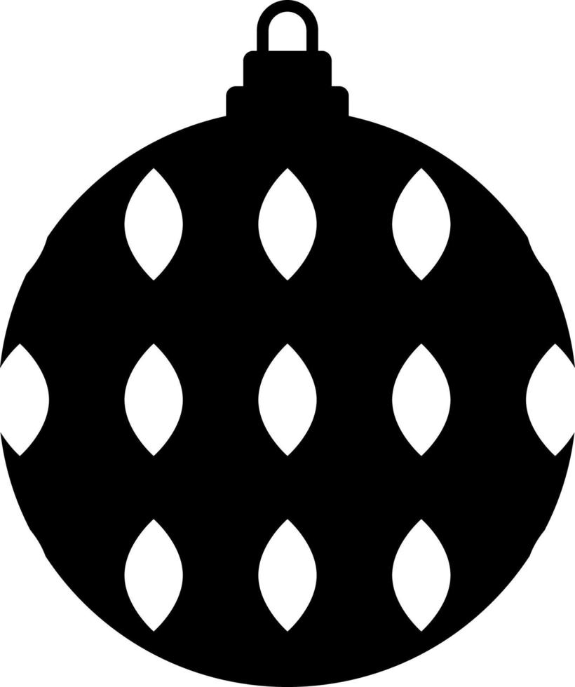 Christmas ball icon. Vector icon