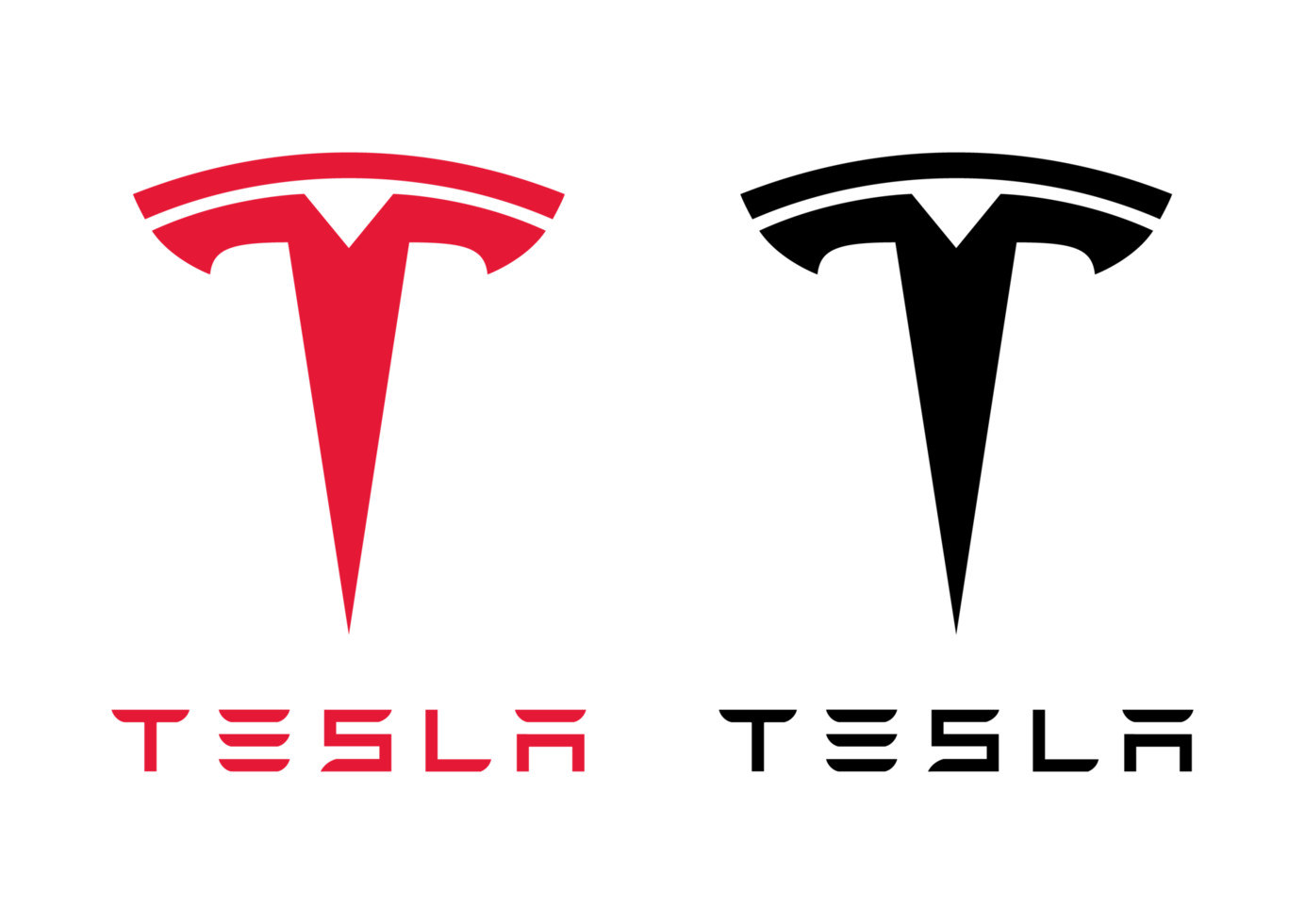 Tesla logo png, Tesla icon transparent png