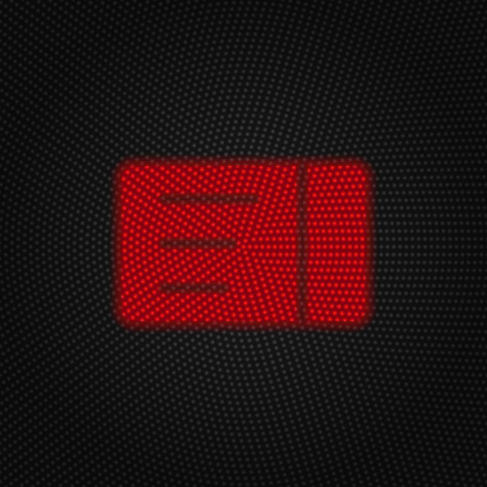Ticket vector Light red color retro style vector icon on white background