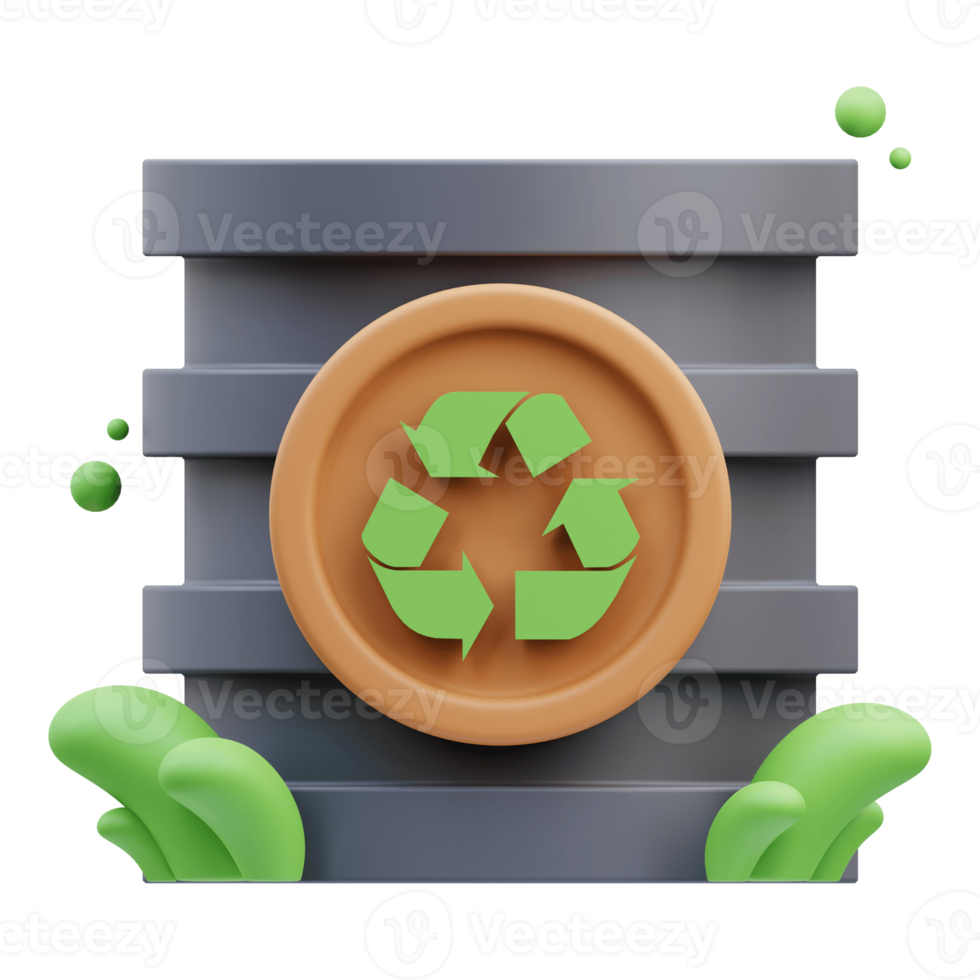 Barrel 3D Illustration png