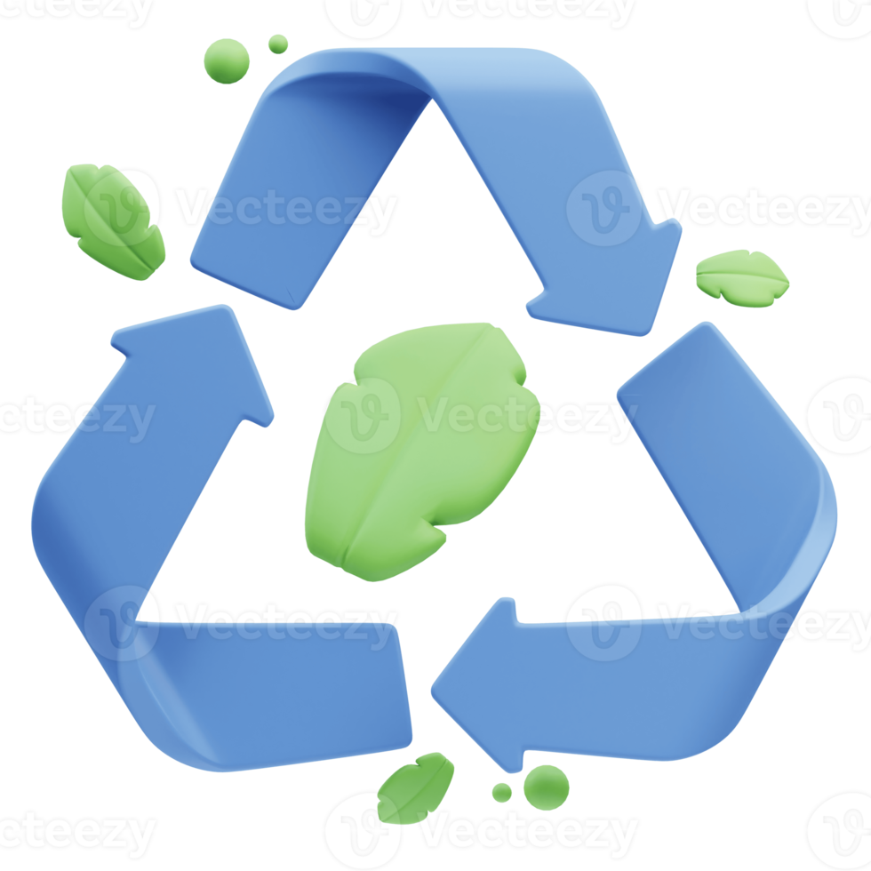 Recycle 3D Illustration png